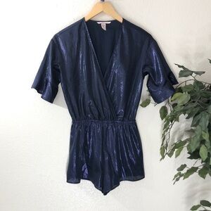 Victoria’s Secret Shimmer Blue Romper